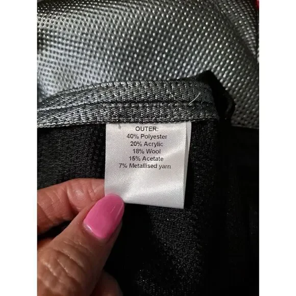 Pure Collection Metallic Ankle Length Trouser Gunmetal Grey 6 - Picture 3 of 5